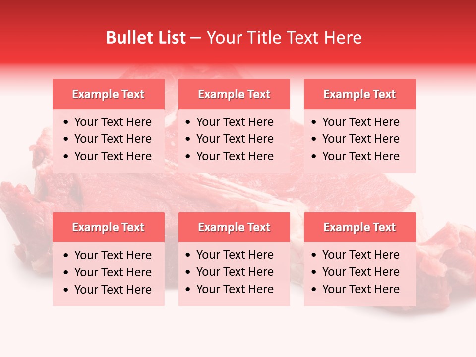 Delicious Green Steak PowerPoint Template