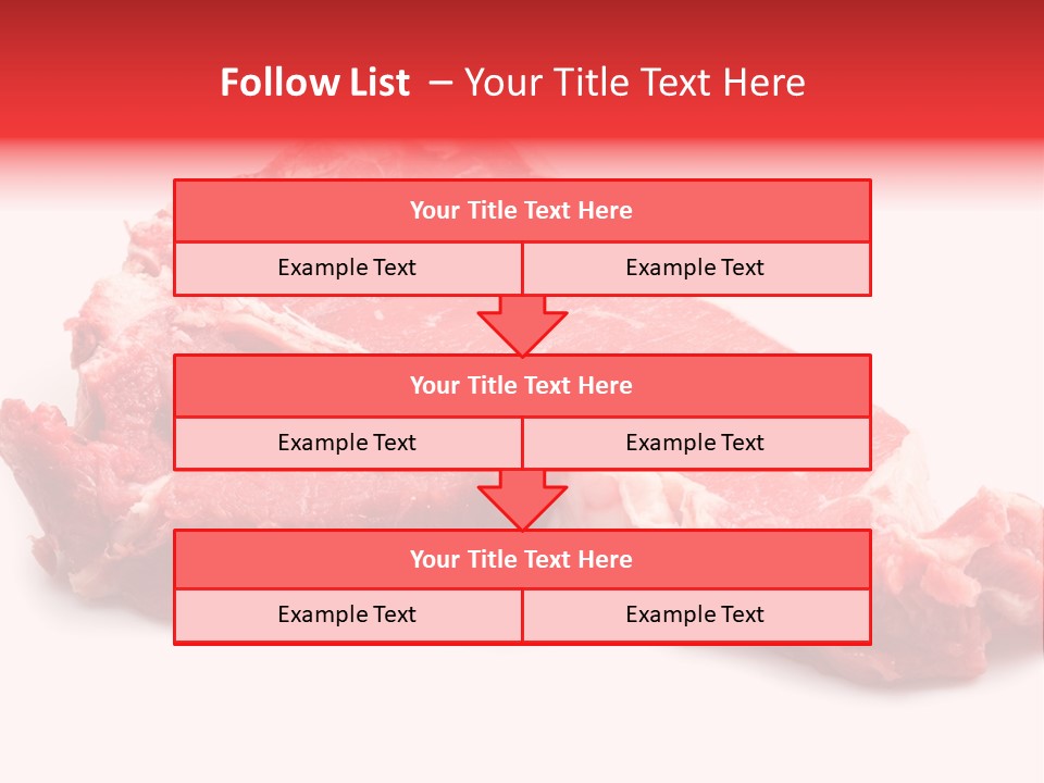 Delicious Green Steak PowerPoint Template