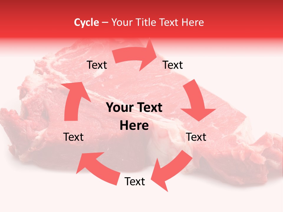 Delicious Green Steak PowerPoint Template