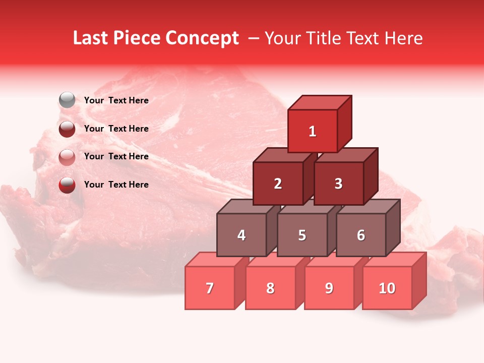 Delicious Green Steak PowerPoint Template