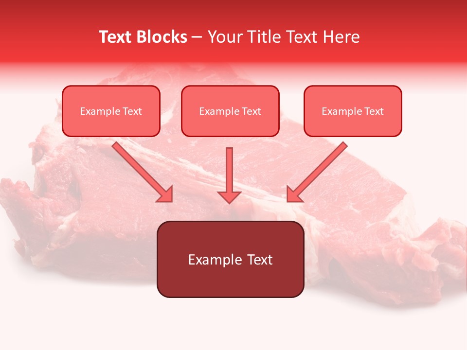 Delicious Green Steak PowerPoint Template