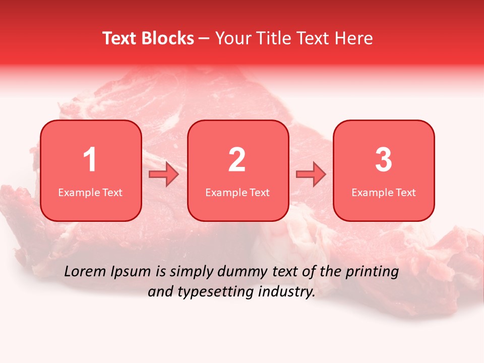 Delicious Green Steak PowerPoint Template
