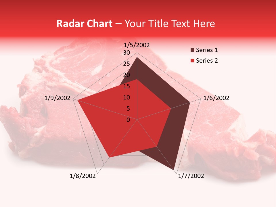 Delicious Green Steak PowerPoint Template