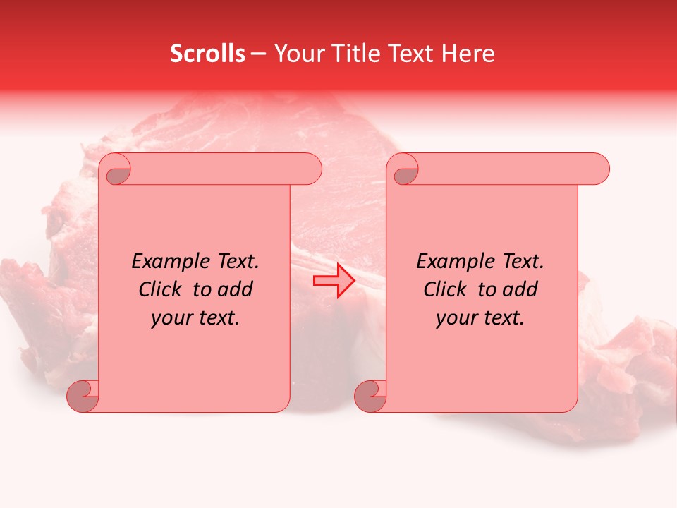 Delicious Green Steak PowerPoint Template