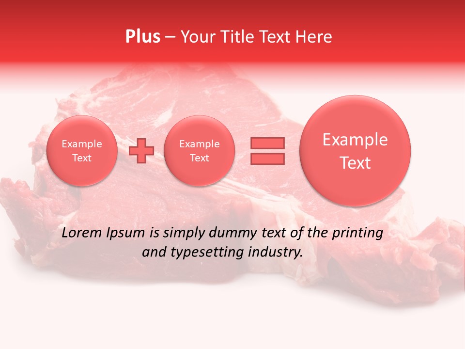 Delicious Green Steak PowerPoint Template