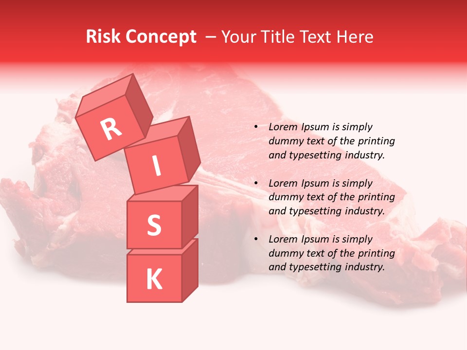 Delicious Green Steak PowerPoint Template