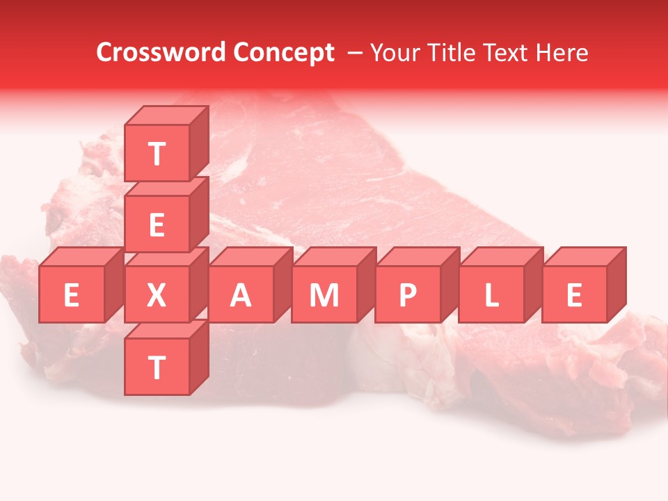 Delicious Green Steak PowerPoint Template