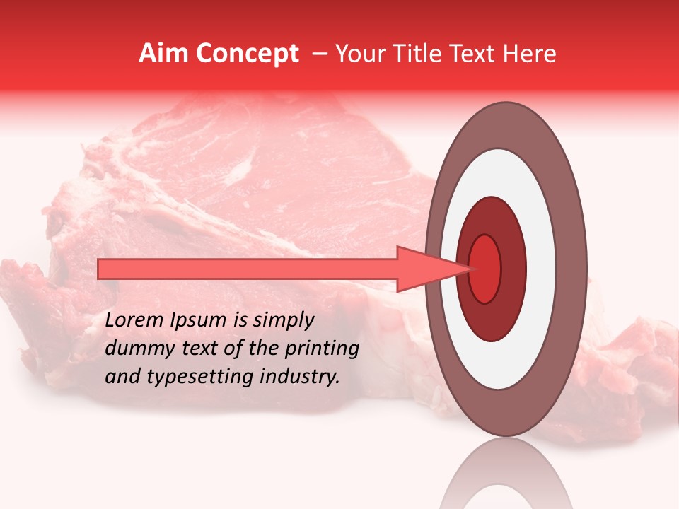 Delicious Green Steak PowerPoint Template