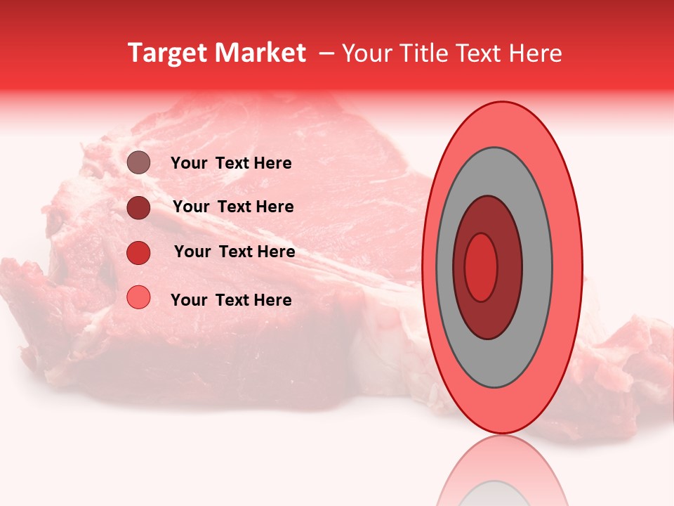 Delicious Green Steak PowerPoint Template