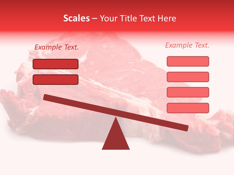 Delicious Green Steak PowerPoint Template