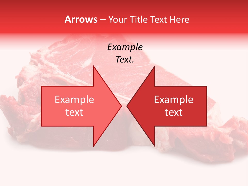 Delicious Green Steak PowerPoint Template