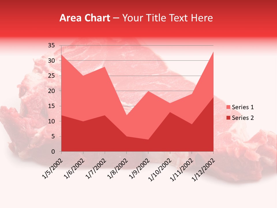 Delicious Green Steak PowerPoint Template