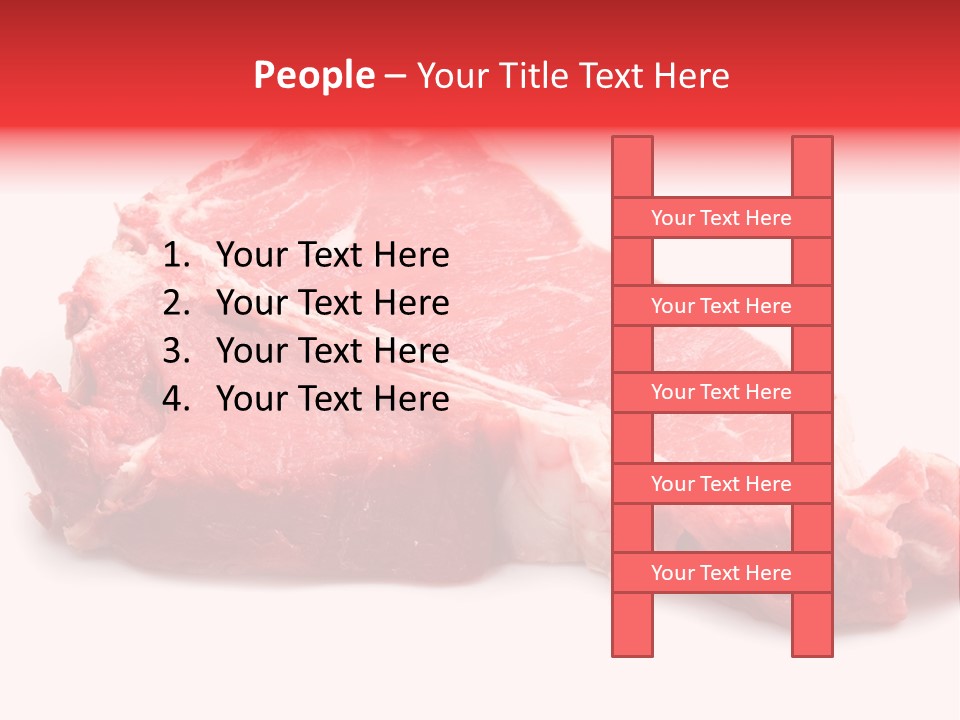 Delicious Green Steak PowerPoint Template