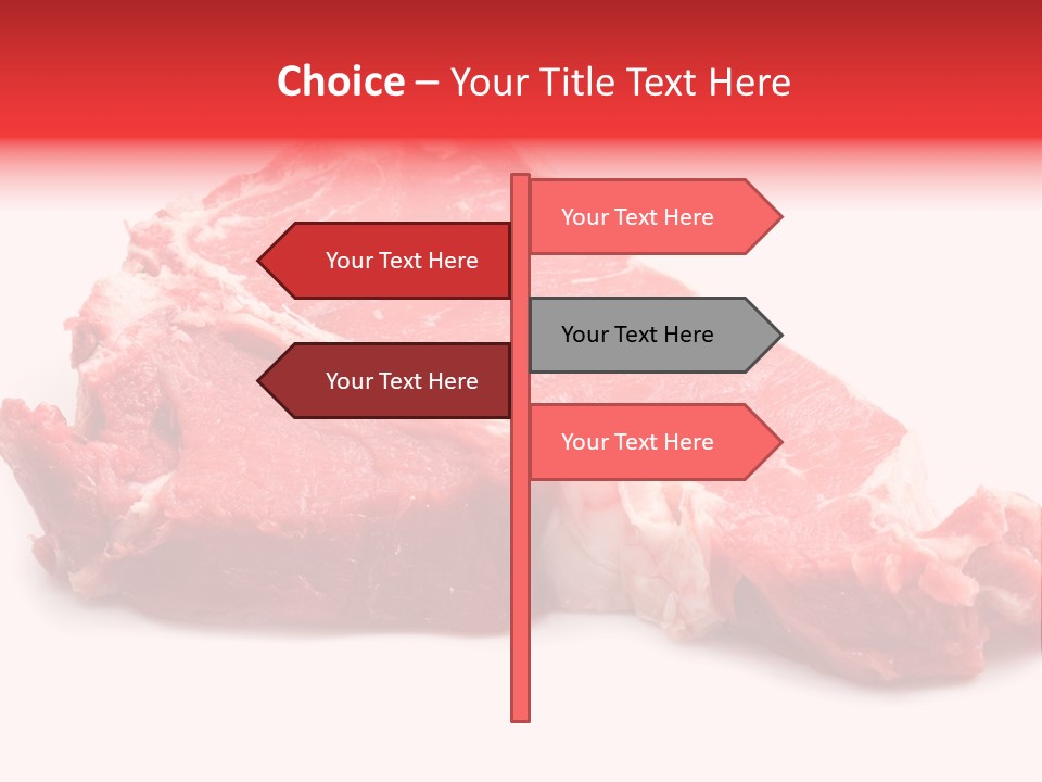 Delicious Green Steak PowerPoint Template