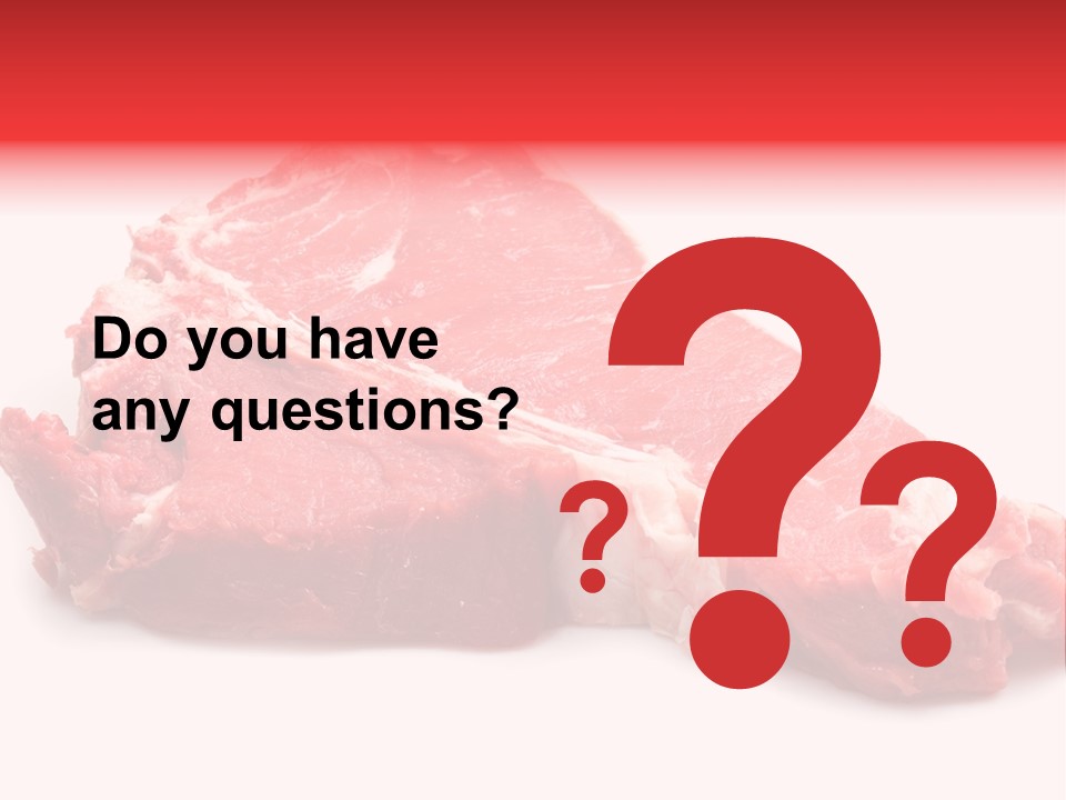 Delicious Green Steak PowerPoint Template