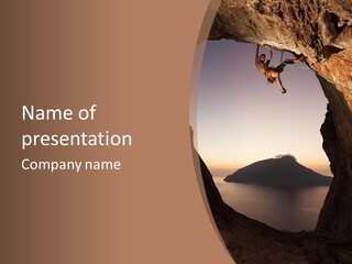 Landscape Kalymnos Natural PowerPoint Template