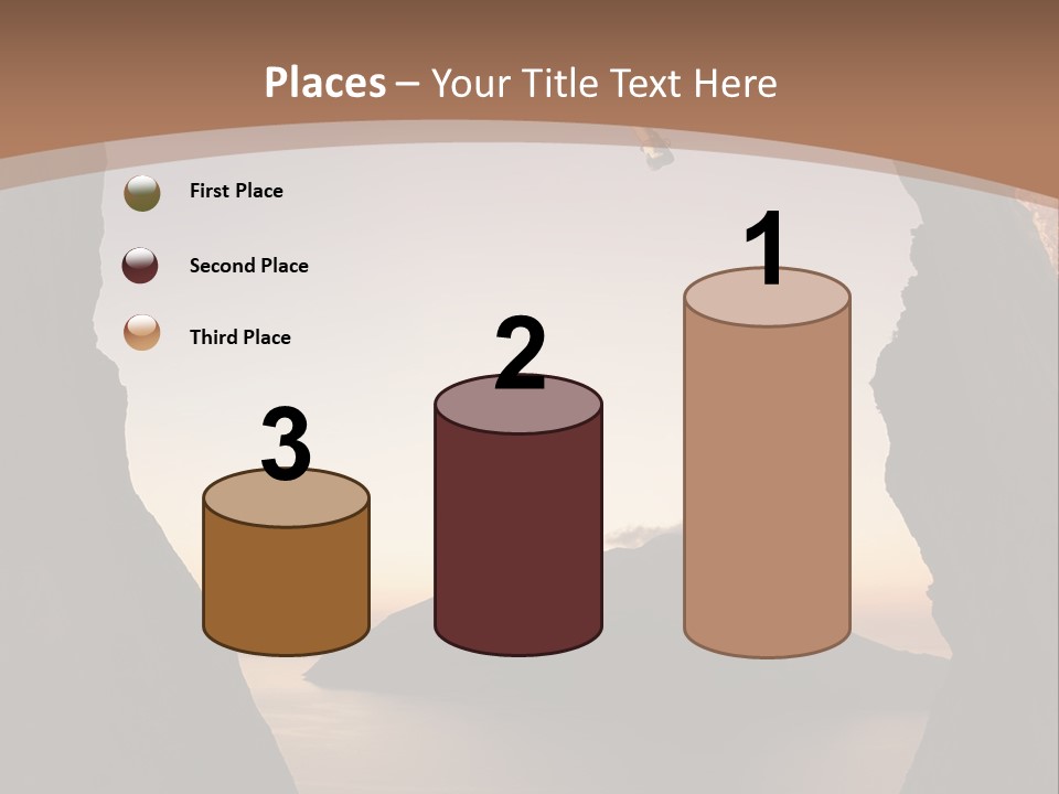 Landscape Kalymnos Natural PowerPoint Template