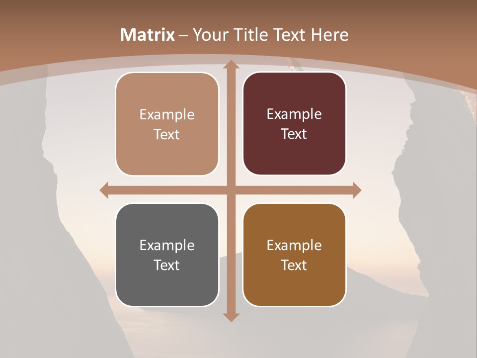 Landscape Kalymnos Natural PowerPoint Template