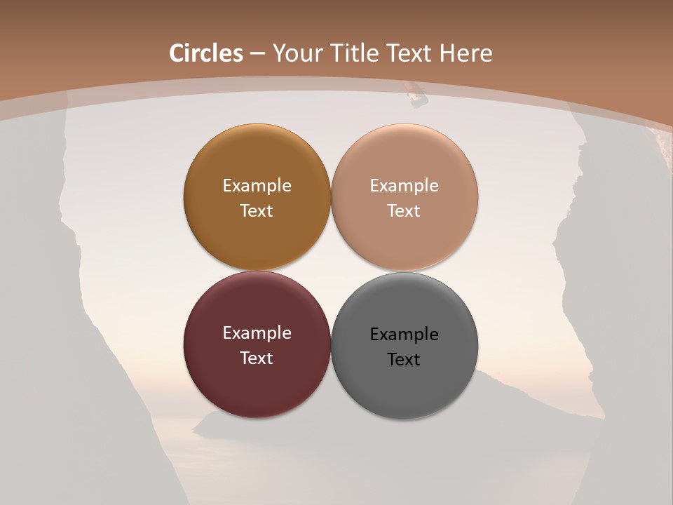 Landscape Kalymnos Natural PowerPoint Template