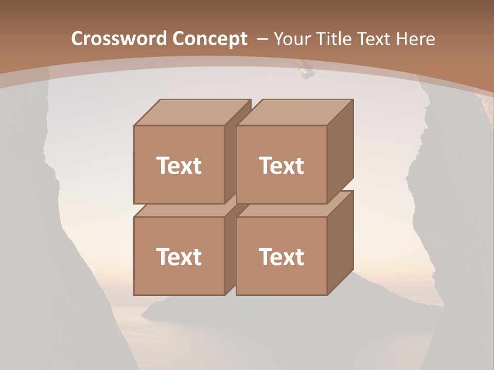 Landscape Kalymnos Natural PowerPoint Template