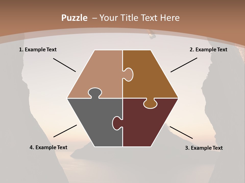 Landscape Kalymnos Natural PowerPoint Template