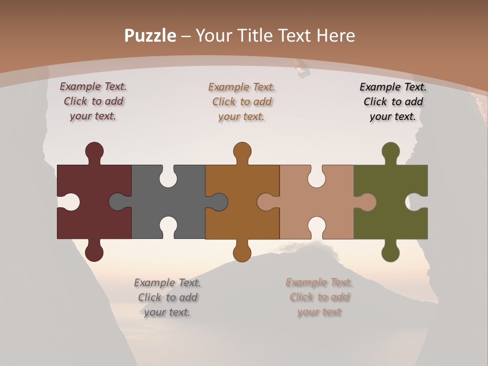 Landscape Kalymnos Natural PowerPoint Template