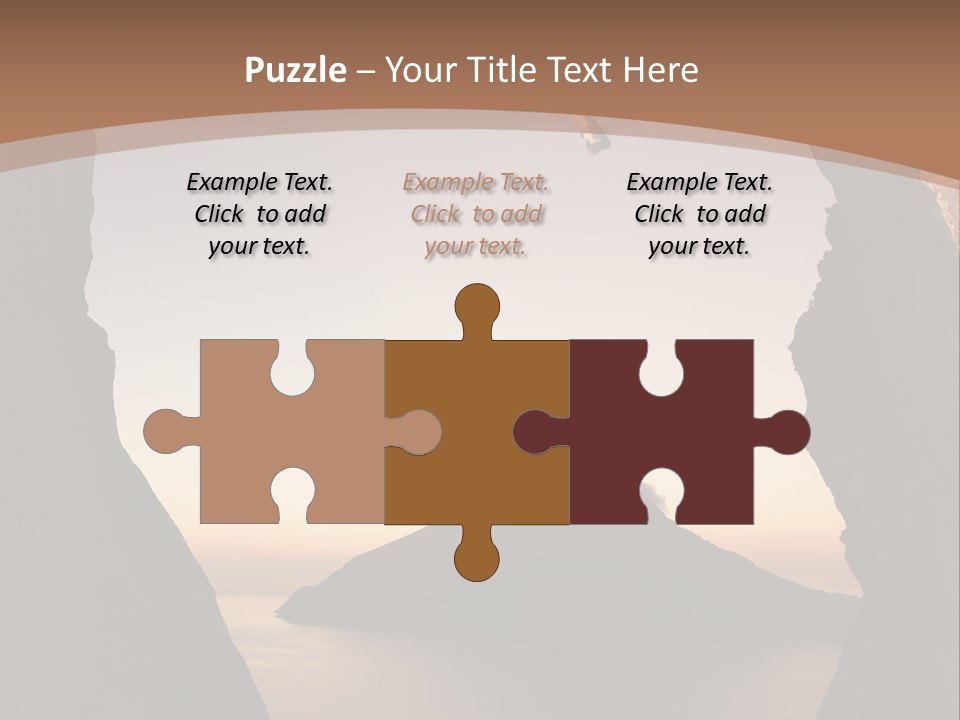 Landscape Kalymnos Natural PowerPoint Template