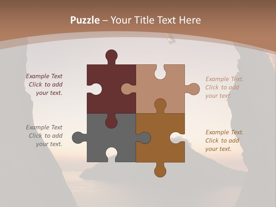 Landscape Kalymnos Natural PowerPoint Template