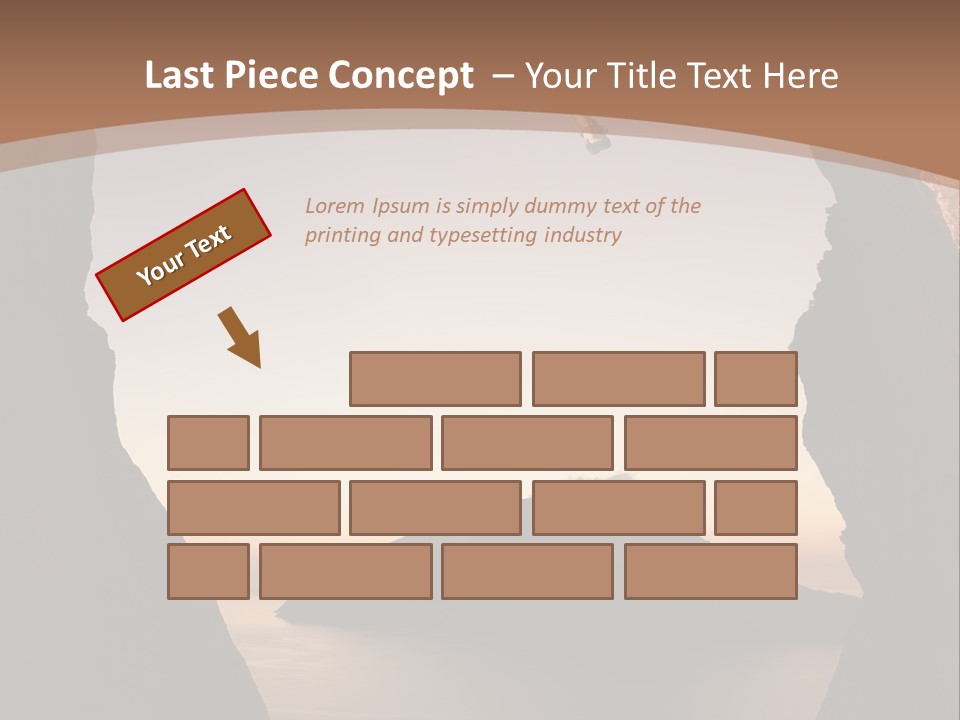 Landscape Kalymnos Natural PowerPoint Template