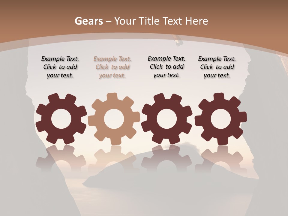 Landscape Kalymnos Natural PowerPoint Template