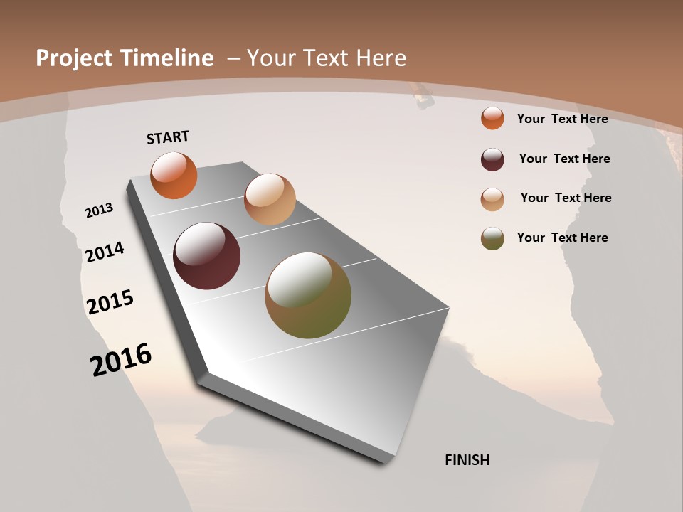Landscape Kalymnos Natural PowerPoint Template