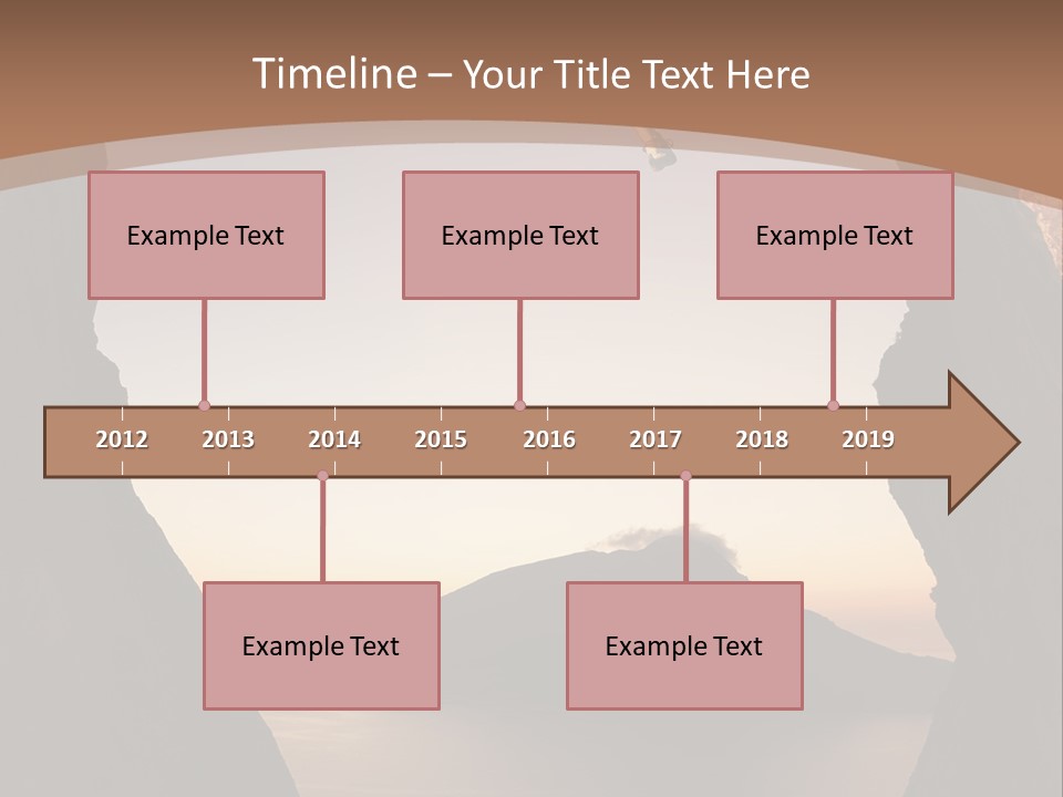 Landscape Kalymnos Natural PowerPoint Template