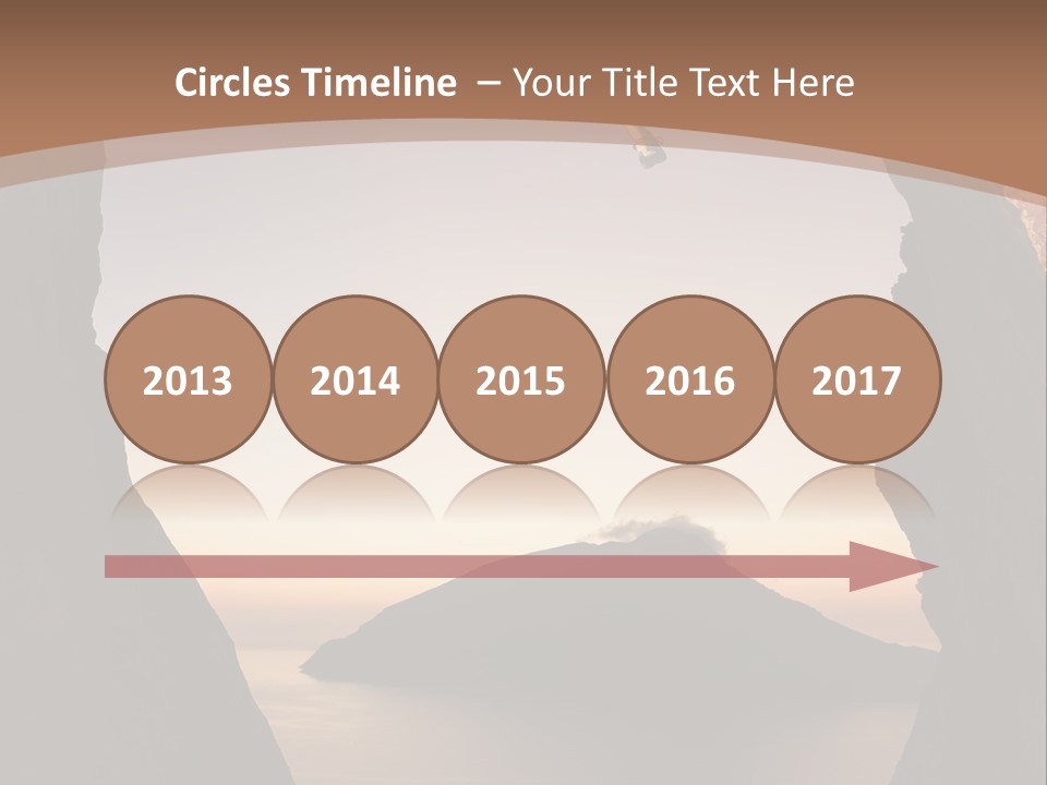 Landscape Kalymnos Natural PowerPoint Template