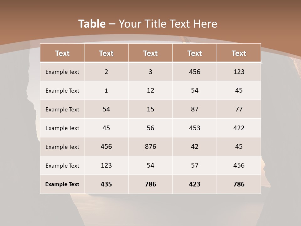 Landscape Kalymnos Natural PowerPoint Template