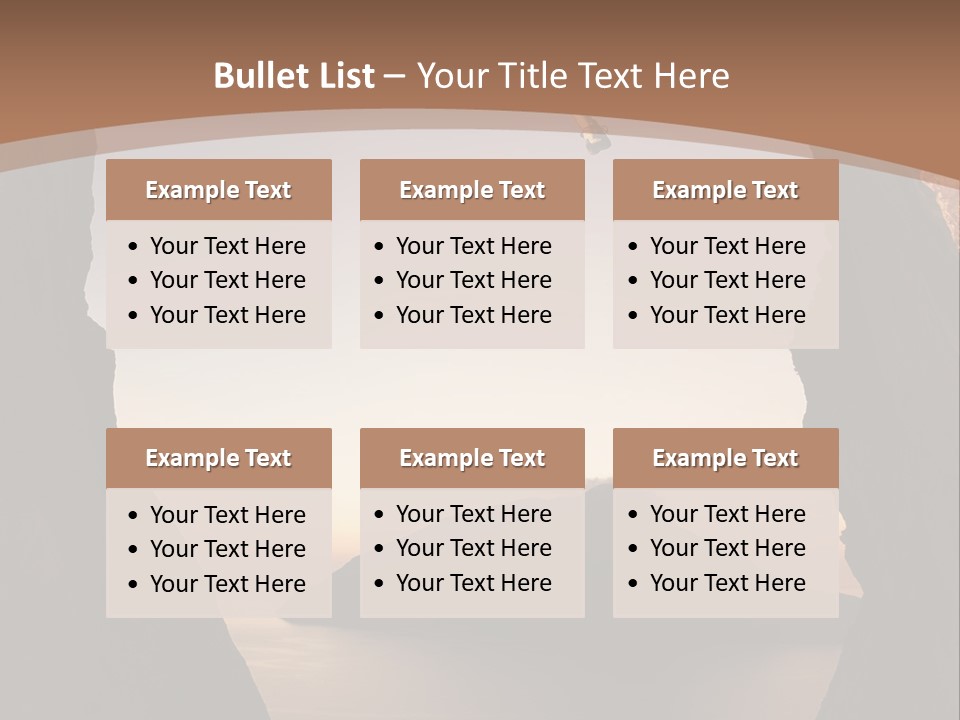 Landscape Kalymnos Natural PowerPoint Template