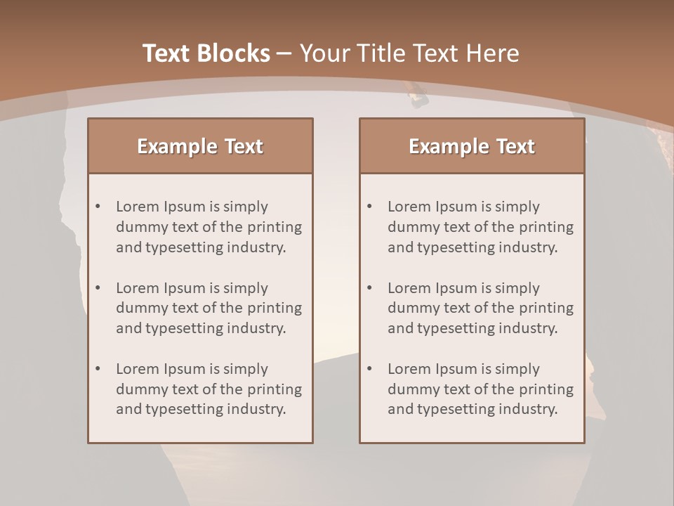 Landscape Kalymnos Natural PowerPoint Template