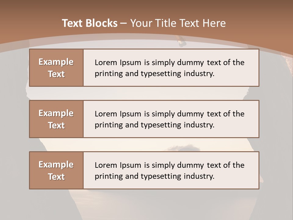 Landscape Kalymnos Natural PowerPoint Template