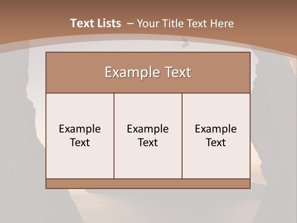 Landscape Kalymnos Natural PowerPoint Template