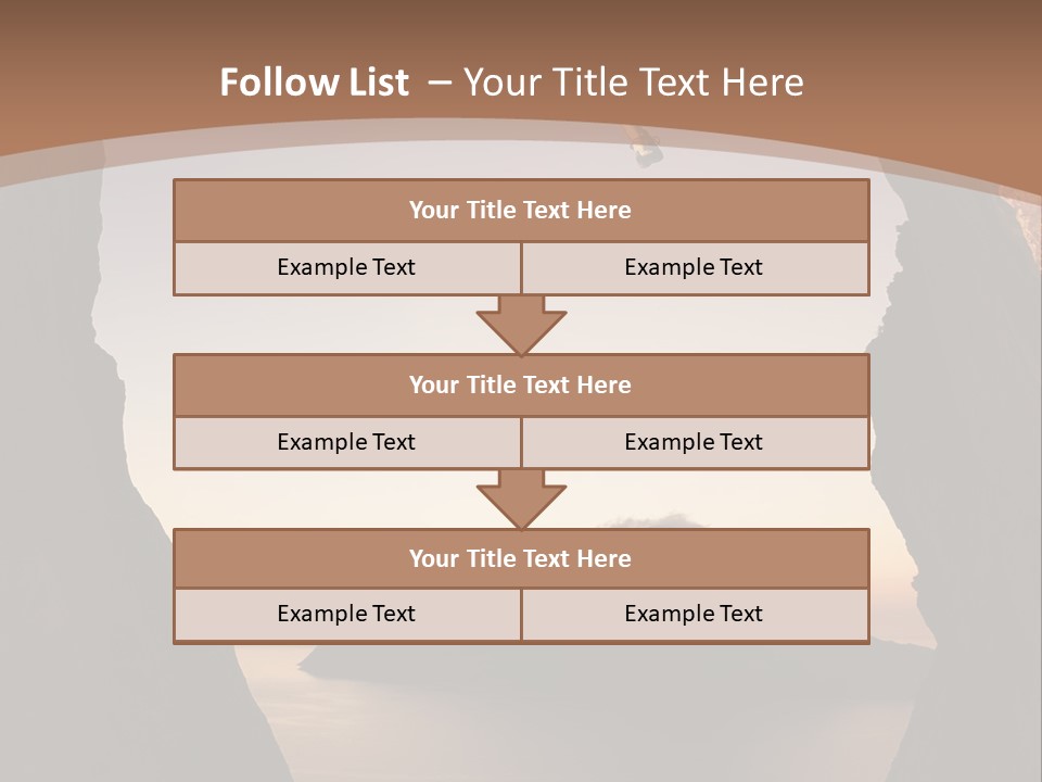 Landscape Kalymnos Natural PowerPoint Template