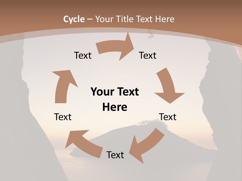 Landscape Kalymnos Natural PowerPoint Template