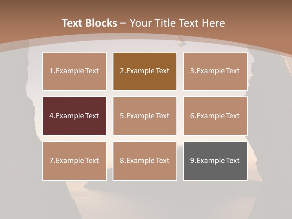 Landscape Kalymnos Natural PowerPoint Template