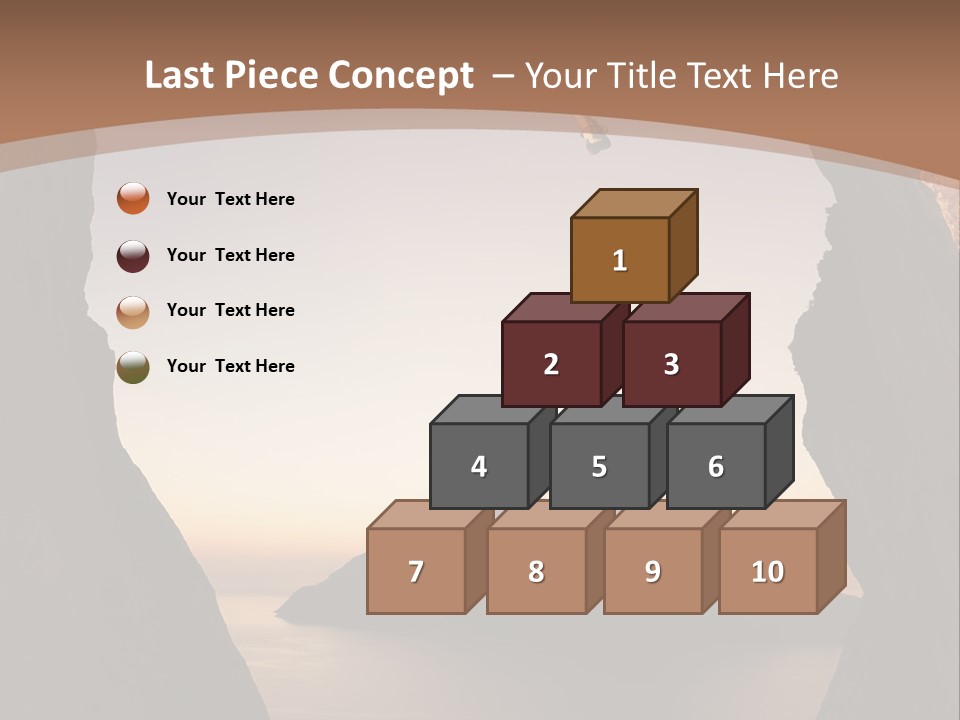 Landscape Kalymnos Natural PowerPoint Template