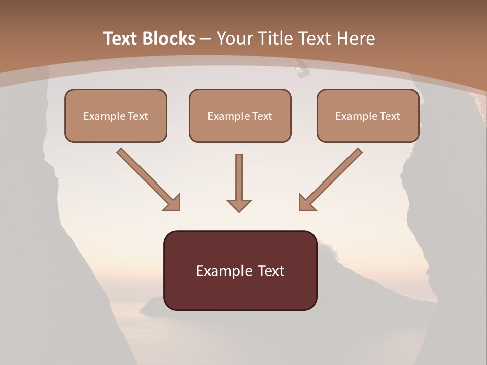 Landscape Kalymnos Natural PowerPoint Template