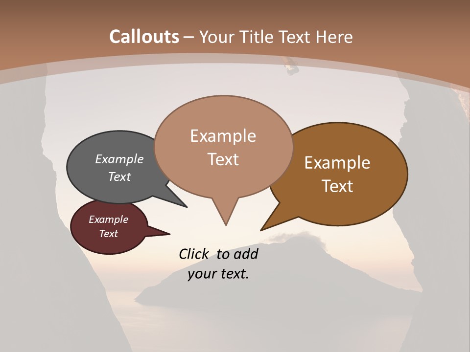 Landscape Kalymnos Natural PowerPoint Template