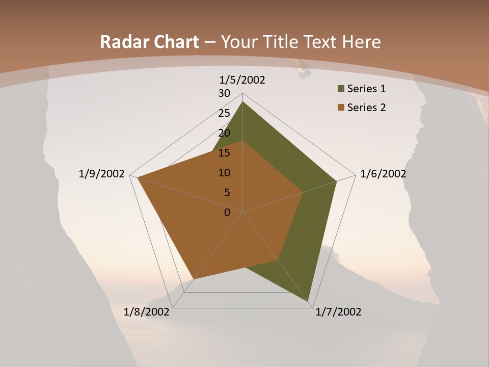 Landscape Kalymnos Natural PowerPoint Template