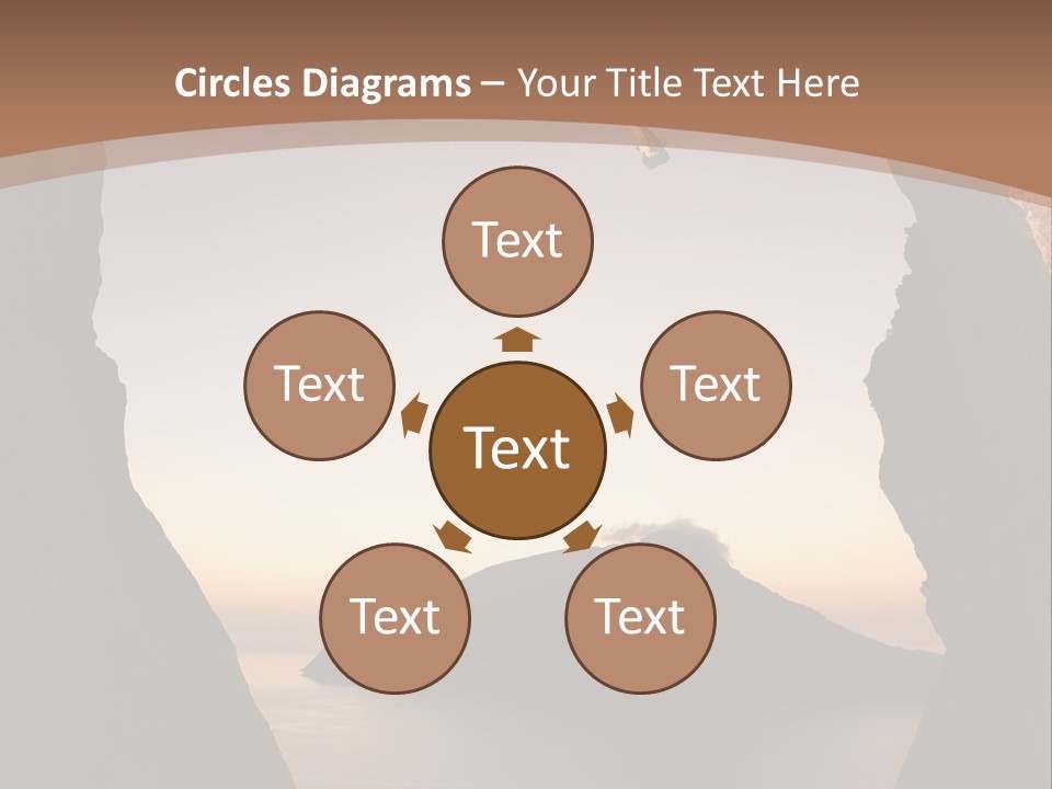 Landscape Kalymnos Natural PowerPoint Template