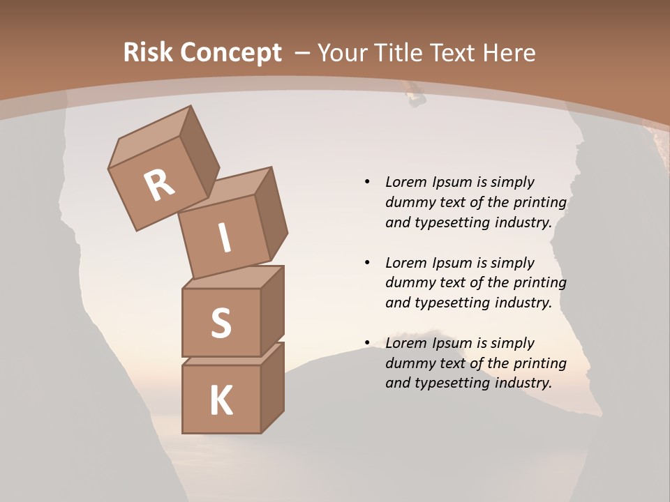 Landscape Kalymnos Natural PowerPoint Template