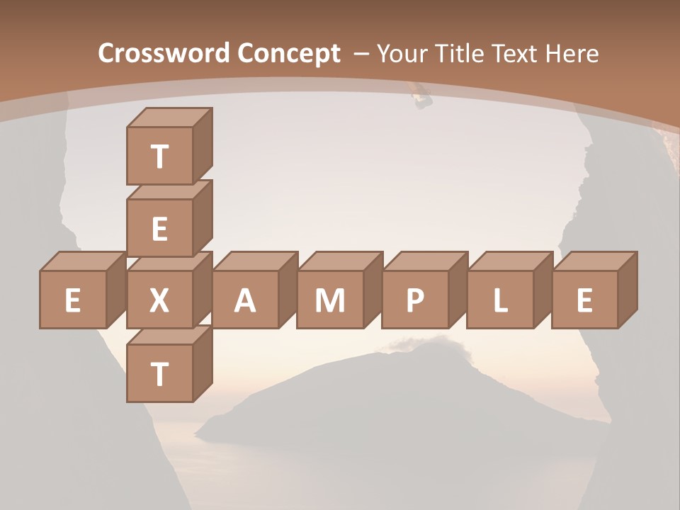 Landscape Kalymnos Natural PowerPoint Template