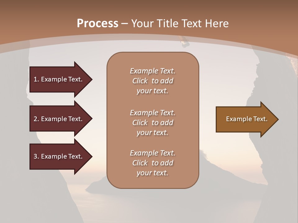 Landscape Kalymnos Natural PowerPoint Template