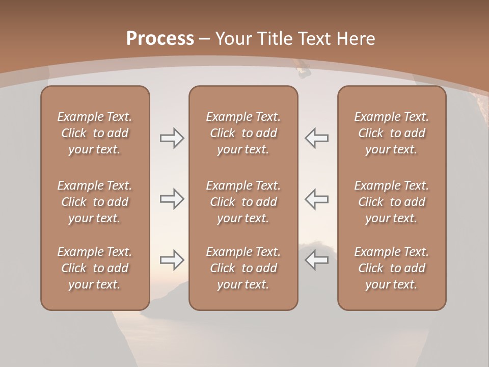 Landscape Kalymnos Natural PowerPoint Template